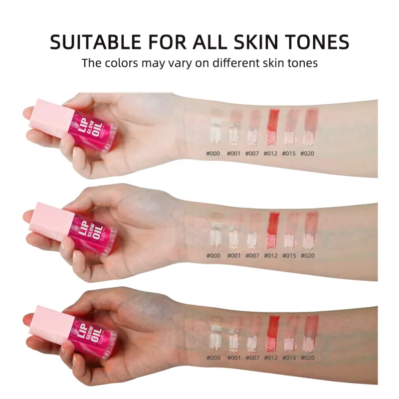 Pelembap Lip Gloss Cermin Air Lip Glaze Menyuburkan Bibir Cecair Gincu Isipadu Bibir Jelas Lip Glos Wanita Bibir Kosmetik