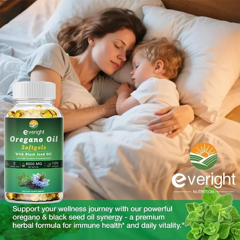 Organic Oregano Oil with Black Seed Oil – Antioxidant Digestive Support Intestinal Flora Balance & Immune System Health — image 5