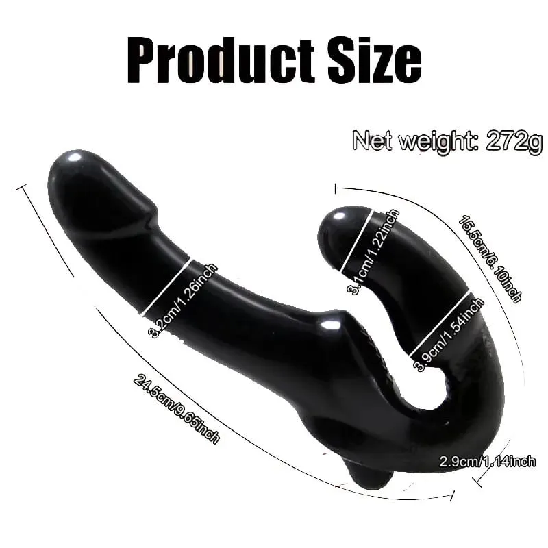 Strapless Strap on Dildo Vibrator Wireless Remote Control Double Penetration Vibration Adult Products Sex Toys For Women Lesbian — image 3