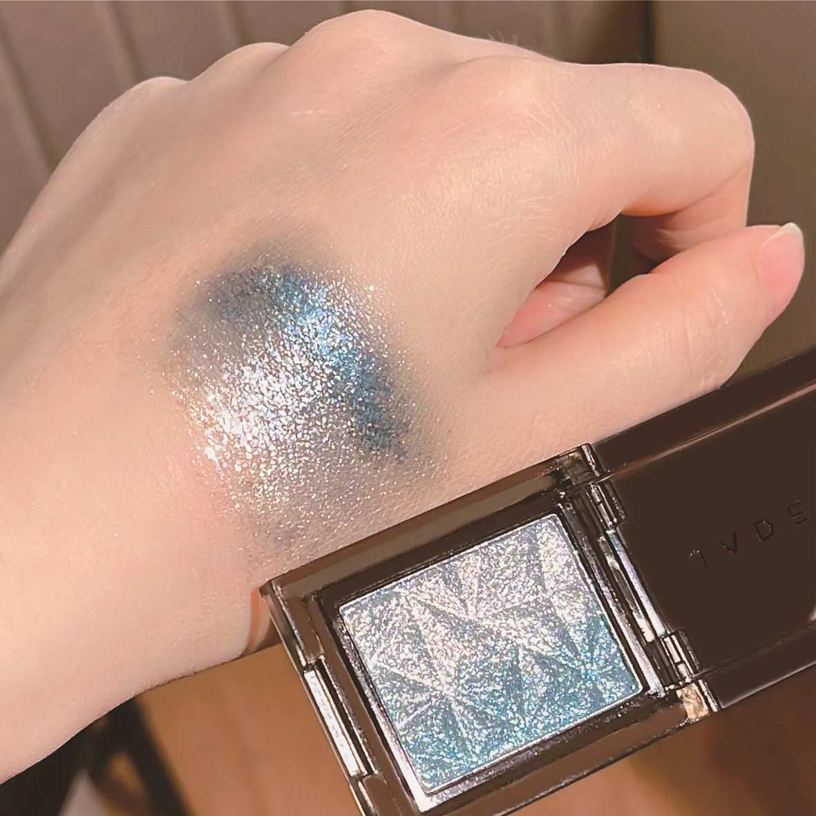 Metallic Gradient Eyeshadow Palette Silver Blue Punk Smoky Eye Shadow Highly Pigmented Pressed Purple Glitter Eyes Makeup Palet — image 6