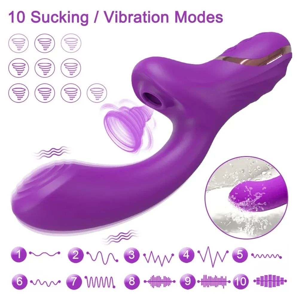 Clit Suckerช่องคลอดVibratorสำหรับผู้หญิงG-Spot Clitorisหัวนมกระตุ้นหญิงMasturbationผู้ใหญ่สินค้าของเล่นสำหรับผู้หญิง 18 + — image 4
