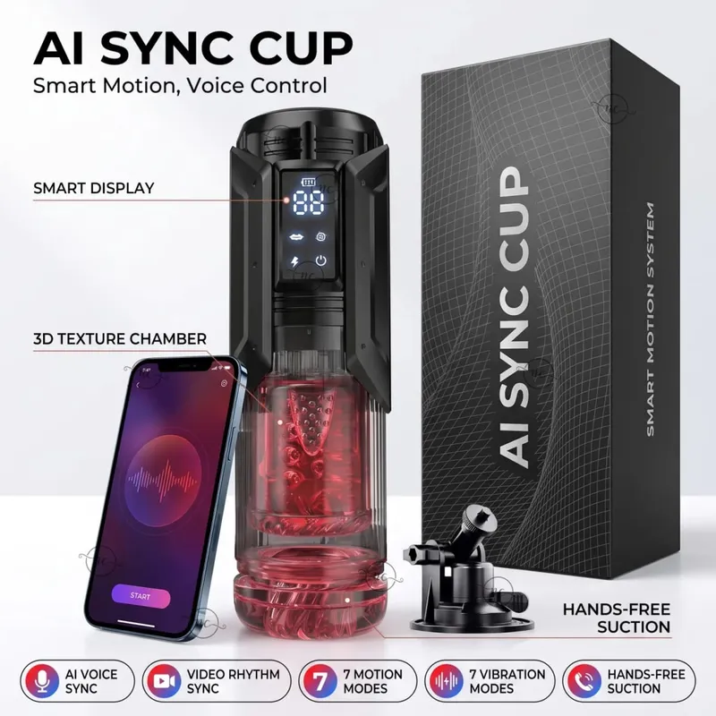 Automatic Male Masturbator Sex Toy for Men Pocket Pussy Vacuum Suction Thrusting Rotation Vibration Realistic Stroker Cup Device — image 8