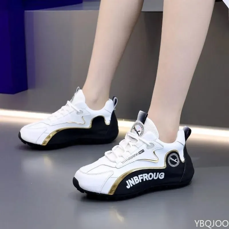 Large Size Spring and Autumn New Thick Sole Height Increasing Casual Men's Shoes Niche Trend Versatile Flat Sports Men's Shoes