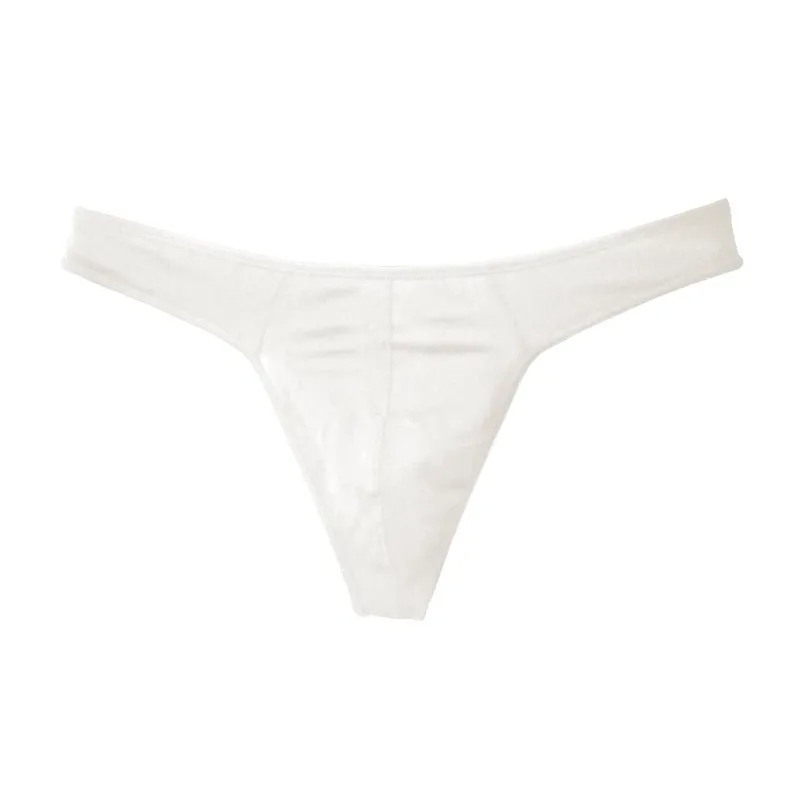 Men Cotton Seamless Thin Breathable Adult Underwear Underpants Extreme Men's Panties Sexy Accessories Hot Thong G-String T-Back — image 3