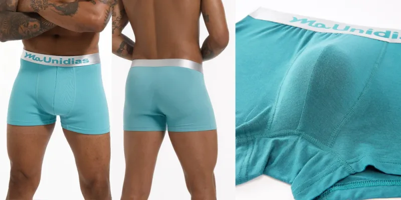 8pcs Bamboo Fiber Boxer Briefs White Men's Panties Letter Waistband Underwear Man Boxers Solid Color Boxershorts Men Underpants