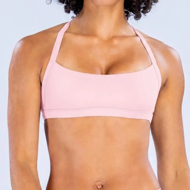 NO LOGO Double Shoulder Strap Sports Bra Fast-Drying Outdoor Running Fitness Top Backless Yoga Bra Women's — image 14