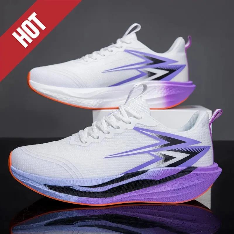 NEW Running Shoes Carbon Board Marathon Men Sports Breathable Lightweight Women's Comfortable Athletic Nonskid Sneakers Casual — image 10