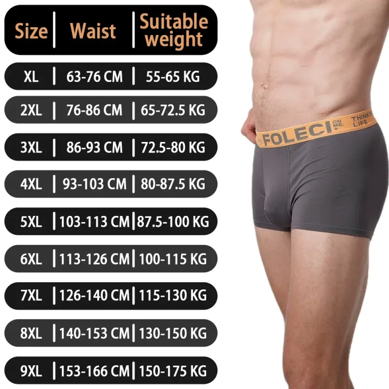 2025 männer Baumwolle Unterwäsche Boxer Atmungsaktive Stretch Unterhose Shorts Weiche Mann Junge Jugend Boxershorts Übergroßen Höschen XL-9XL