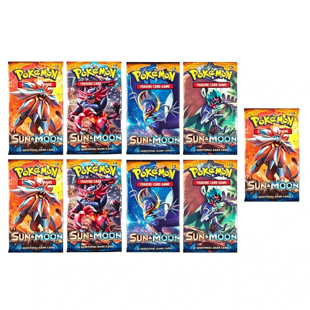 Pokemon TCG SUN & MOON Booster Box 36 Packs English Sealed Display Box Collectible Trading Card Game for Kids gift — image 11