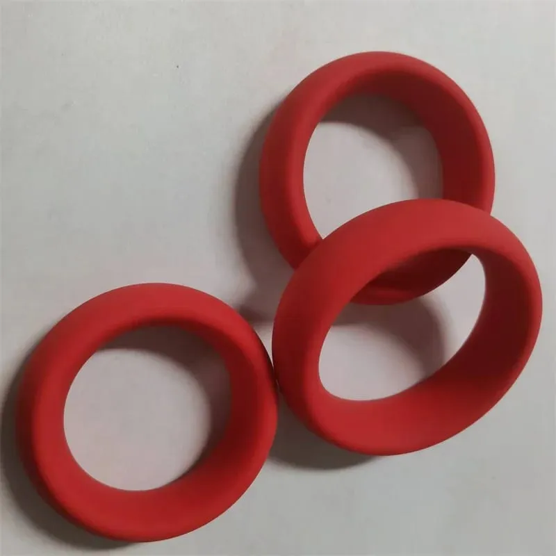 Male Penis Cock Ring Silicone Ball Stretcher Lock Delay Ejaculation Scrotum Testis Restraint Sex Toys for Men — image 4