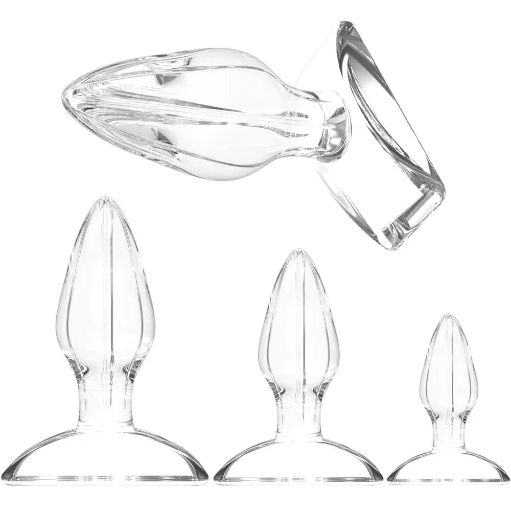 Anal Butt Plug Anal Trainer Sex Toy with Pleasure Wand with Tapered Head Unisex Bum Plug for Men Women — image 2