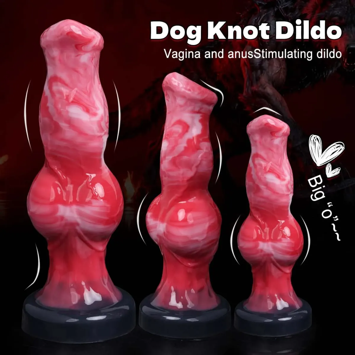 Dog Knot Dildo Anal Plug Animal Penis Masturbator Dick-Dildo Sex Toys For Man Women Prostate G-spot Massager Anal Penetration 18 — image 3