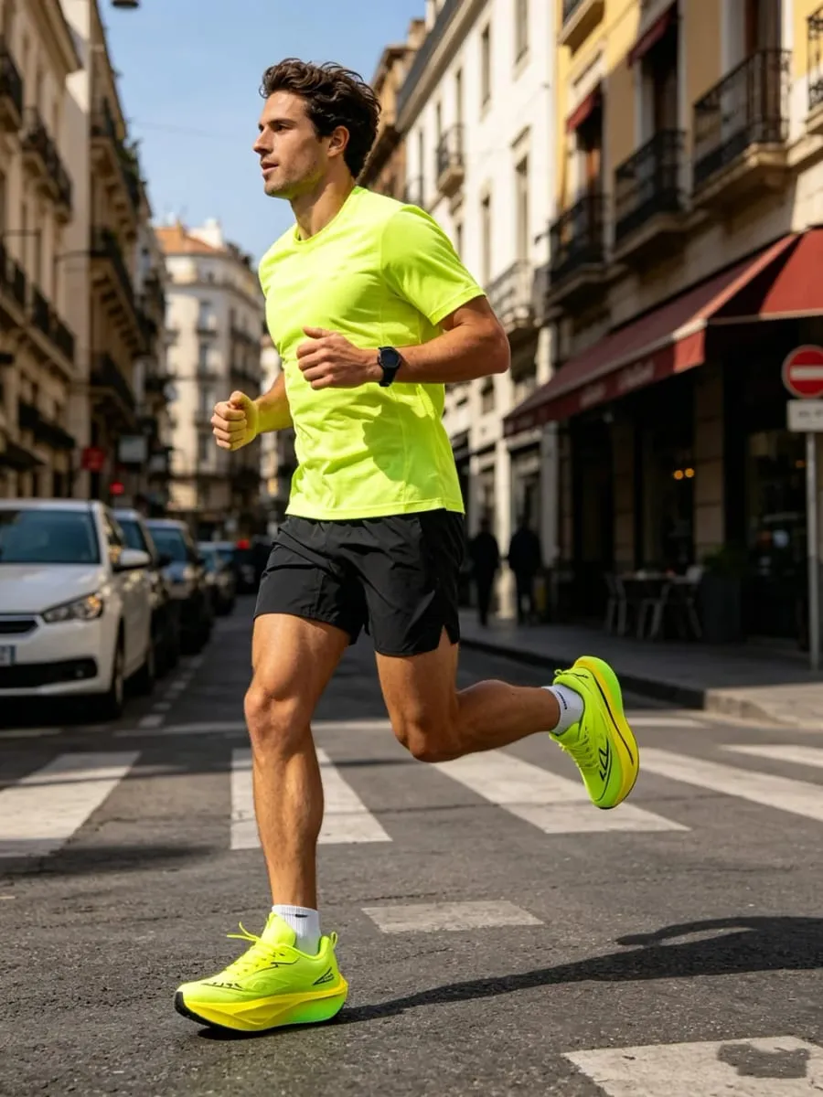 Running Shoes Men Sports Speciality Carbon Board Marathon Breathable Lightweight Women's Comfortable Athletic Nonskid Sneakers — image 4