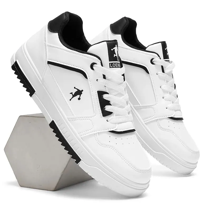 Fashion Forward Men's Casual Trainers - Clean Lines Contrasting Red Trim Must-Have for Sneakerheads & Style-Conscious Buyers — image 3