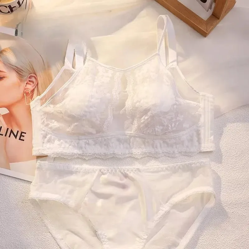 French Style Lace Strapless Bra Women Large Breast Minimizer Slimmer Sexy Beautiful Back Intimates Lingerie Size 34-44 M-XXXXL