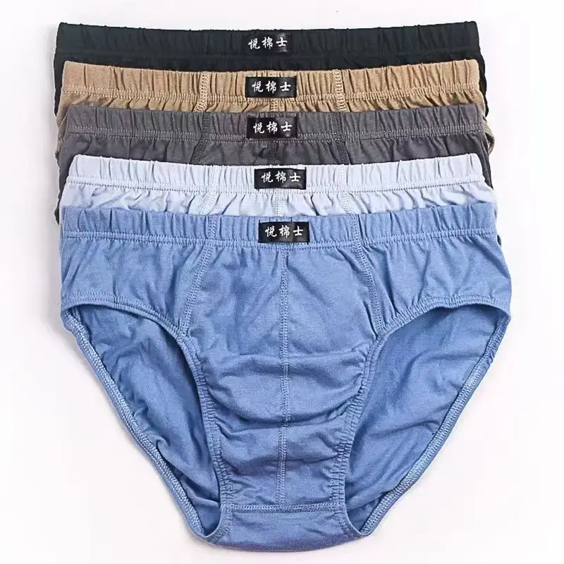 5Pcs/Lot Cotton Underpants For Men Briefs Male Underwear Knickers Panties Pant Shorts 2025 Sexy Undies XL 2XL 3XL 4XL 5XL 6XL — image 10