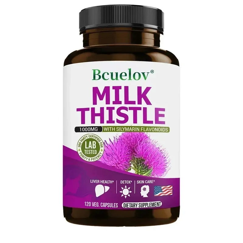 Milk Thistle Capsules Liver Health Support Gut & Immune Health Skin Beauty Liver Function — image 9
