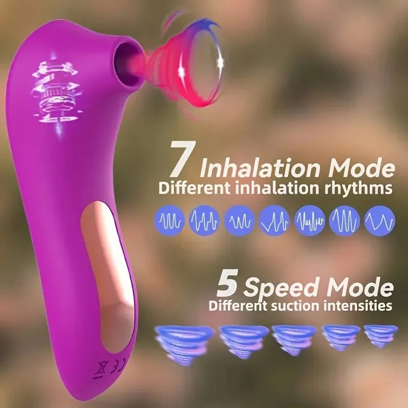 Powerful Sucker Clitoris Sucking Vibrator Female Clit Nipple Oral Vacuum Stimulator Massager Sex Toys Adults Goods for Women
