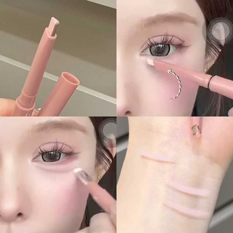 ART VALUE Two-tone Lying Silkworm Pen Under Eye Liner Brighten Shadow Makeup Pencil Nude Pink Lower Eyelid Highlighter Contour — image 3