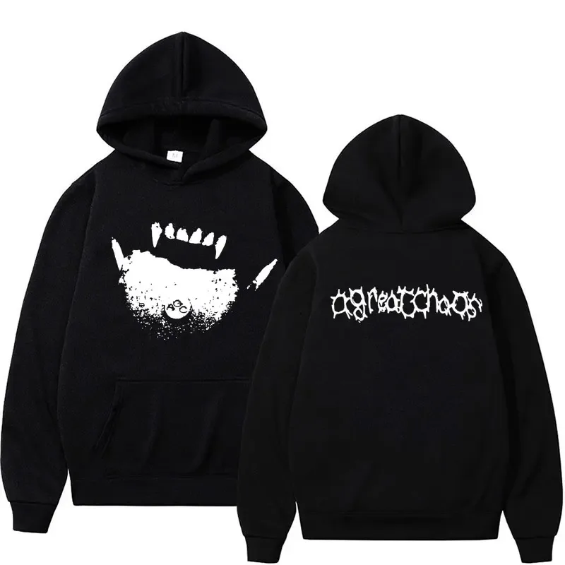 Ken Carson AGC Actual Hate Teen X Vamp Hoodie Harajuku Fashion Trend Y2K Sweatshirts Men Women Chaos Opium Merch Hoodie — image 1