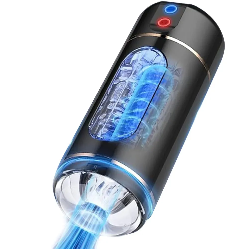 10 Frequency Male Vibration Masturbation Cup Intelligent Voice Interactive Aircraft Cup Penis Exercise Device Adult Sex Products — image 1