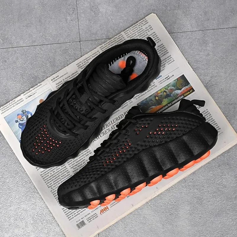 Men Running Shoes Summer Breathable Sneakers Shock Absorbing Platform Sport Trainers Non Slip Fashion Women Casual Walking Shoe — image 7