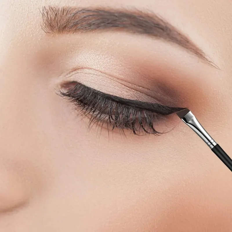 Sickle Eyeliner Brush Eyeshadow Blade Brush Detail Brush Diagonal Eyebrow Brushes Undereyelid To Sleeping Silkworm Makeup Tools