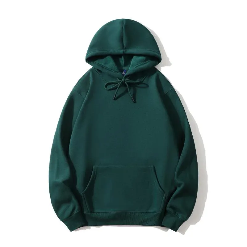 Sweat à capuche de haute qualité imprimé à la mode, logo personnalisé, marque de groupe personnel, broderie pour hommes et femmes, épais 100% coton, pulls en polaire — image 13