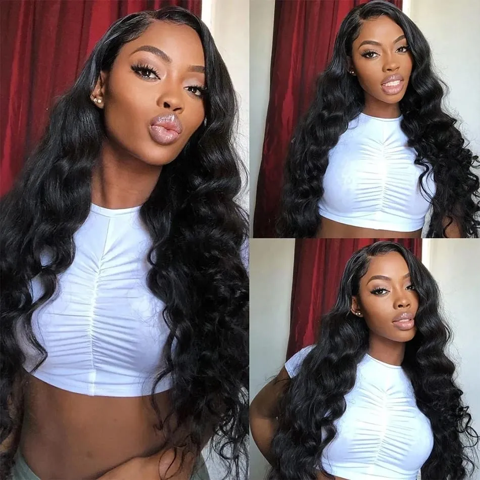Body Wave Seamless Clip In Real Human Hair Extensions 8PC/Set Natural Brazilian Remy Hair Clip In Extension Full Head Remy Hair Clip Ins For Women Double Weft Afro Kinky Culy Hair Clips — image 7