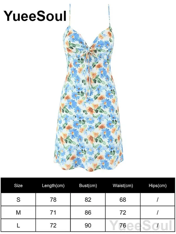 Blue Printed Mini Dress 2026 Summer New Elegant Party Birthday Evening Dresses Y2K Sweet Cute High Street Casual Women Dress — image 36