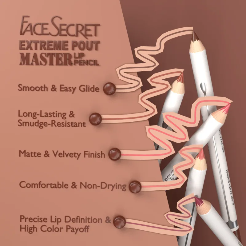 Pen Pelapik Bibir Matte 15 Warna Dengan Berus Pensil Matte Baldu Kalis Air Tahan Lama - Kit Solek Aplikasi Licin Solek Bibir — image 5