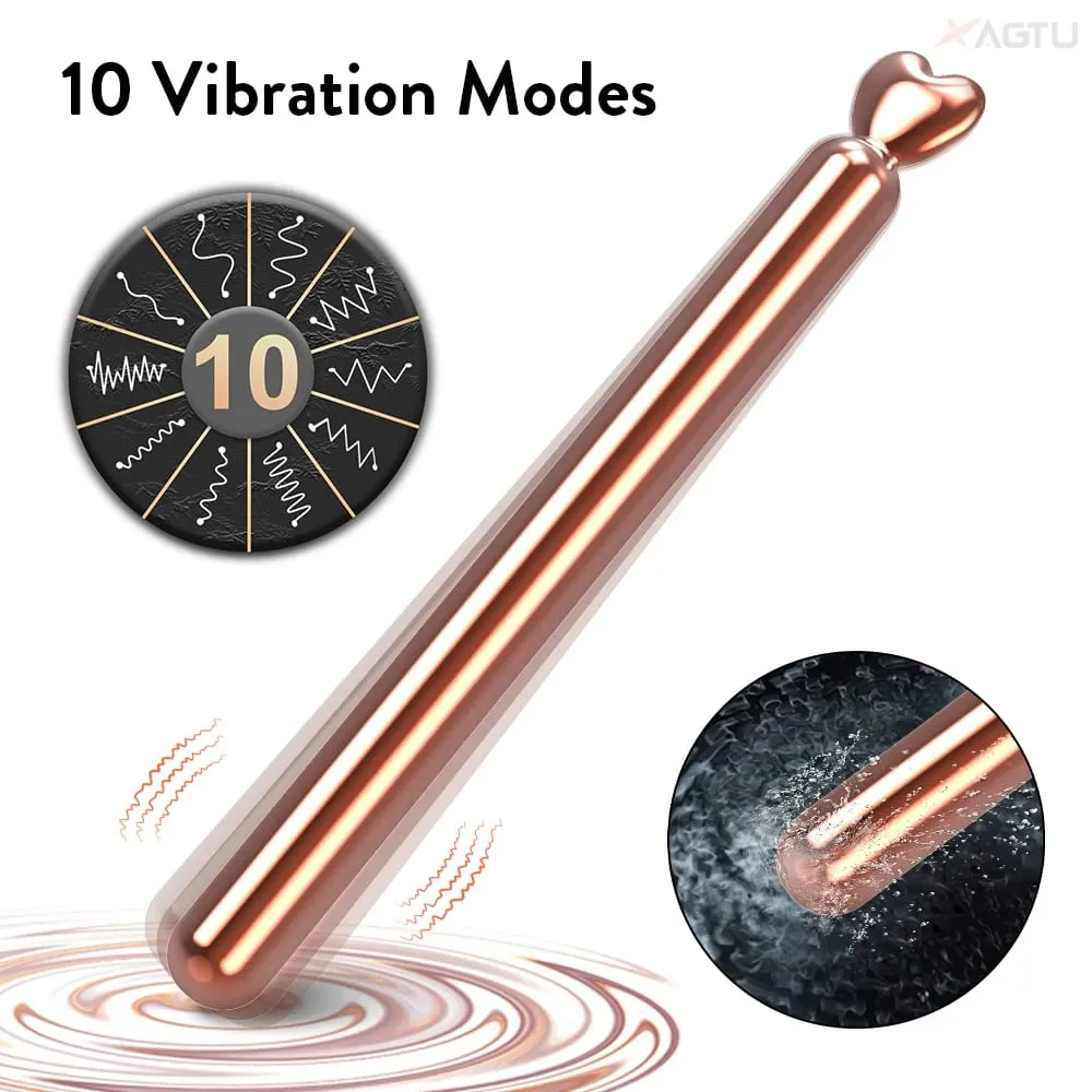 Vibrating Anal Sex Toy for Beginner 0.43inch Width Bullet Vibrator Anal Plug for Gay Prostate Massager Butt Plug Adult Goods — image 3
