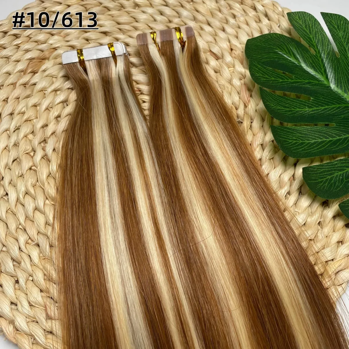 Blonde Seamless Tape in Hair Extensions Human Hair Skin Weft PU Tape on 20 PCS 18'-30' Length Easy Installation Hair Extensions — image 23