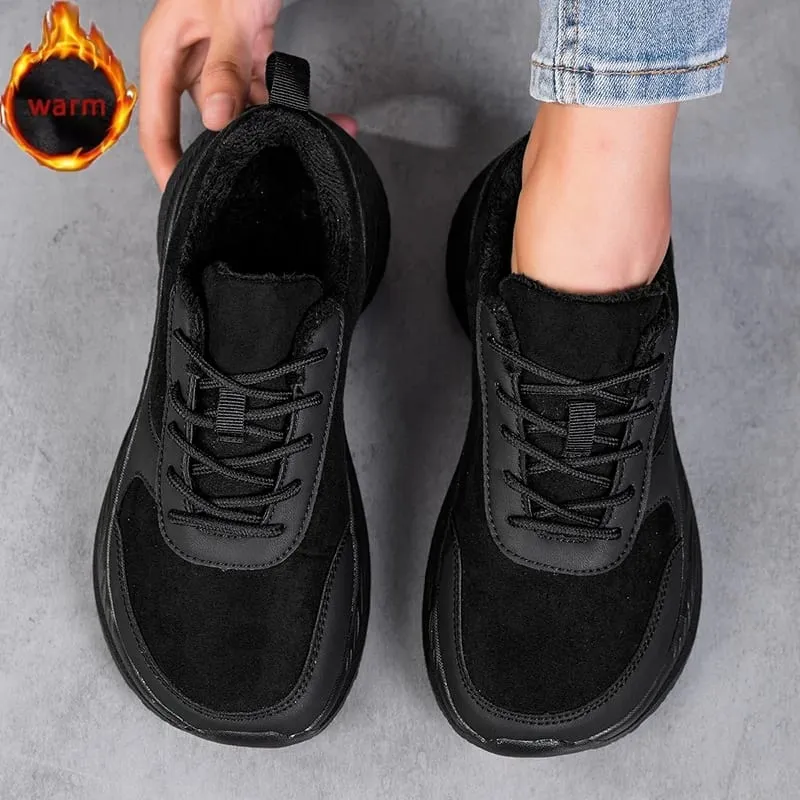 Winter Wide Head Men's sneakers Unisex Barefoot Comfortable Big Size warm Casual Shoes Non-slip Hiking Shoes Minimalist Shoes — image 9
