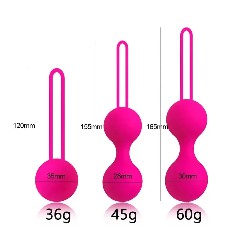 Silicone Smart Geisha Kegel Ball Beads Vaginal Ball Sex Toys for Women Simulator Vagina Chinese Ben Wa Ball Tightening Exerciser — image 12