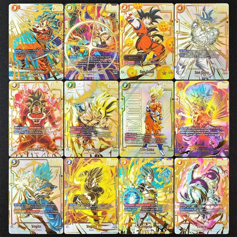 DIY Dragon Ball Super Son Goku FB05-119 Gogeta FB06-097 Broly FB06-120 Super Alternate Art Manga English TCG Anime Cards