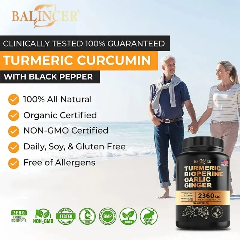 Turmeric Curcumin with Black Pepper for Optimal Absorption Best Vegan Joint Support Supplement — image 5