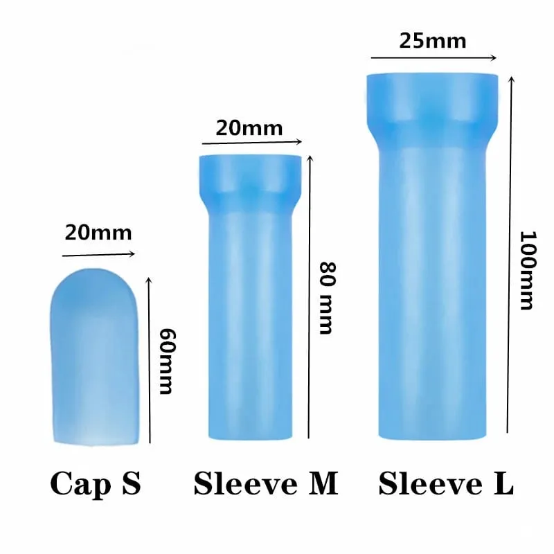 S/M/L Silicone Glans Protector Cap Szexjátékok Nemi szervek ujjú farka megnagyobbító nyújtó ujjú péniszhez felnőtt kellékek — image 2
