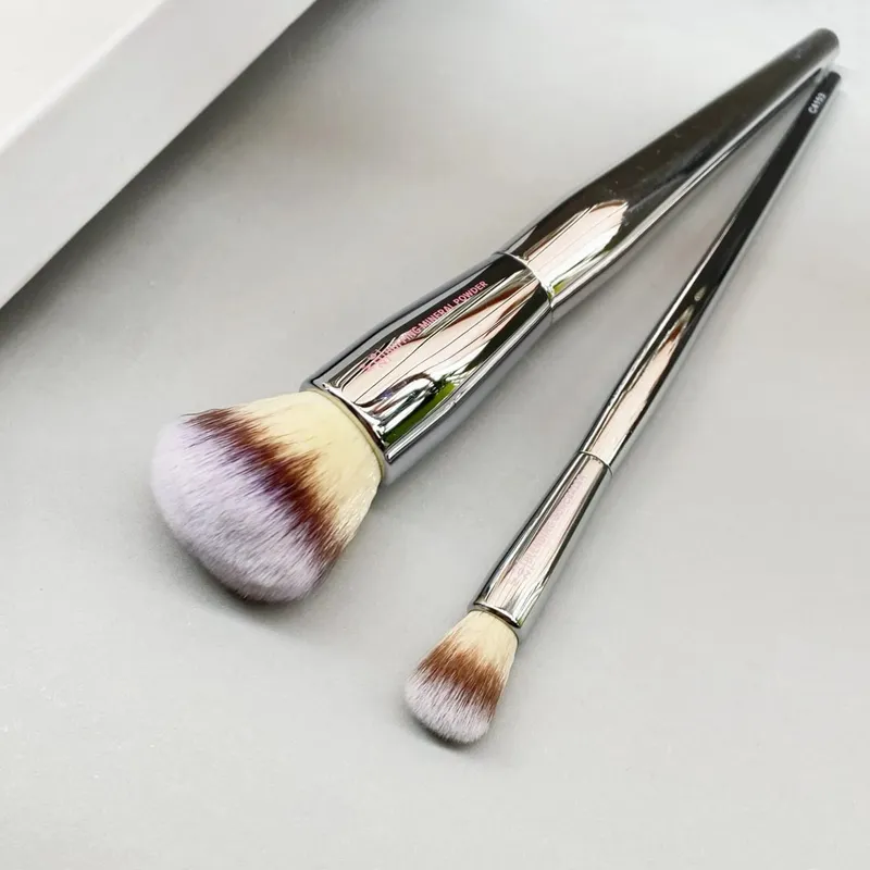 Love Beauty Fully Makeup Brushes Blending Concealer 203 and Buffing Mineral Powder 206 Round Foundation Cosmetic Brush