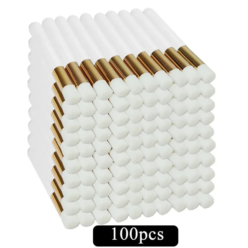 50/100pcs Eyelash Cleaning Brushes for Eyelash Extensions Glitter Lash Shampoo Brushes Nose Pore Cleansing Makeup Tools