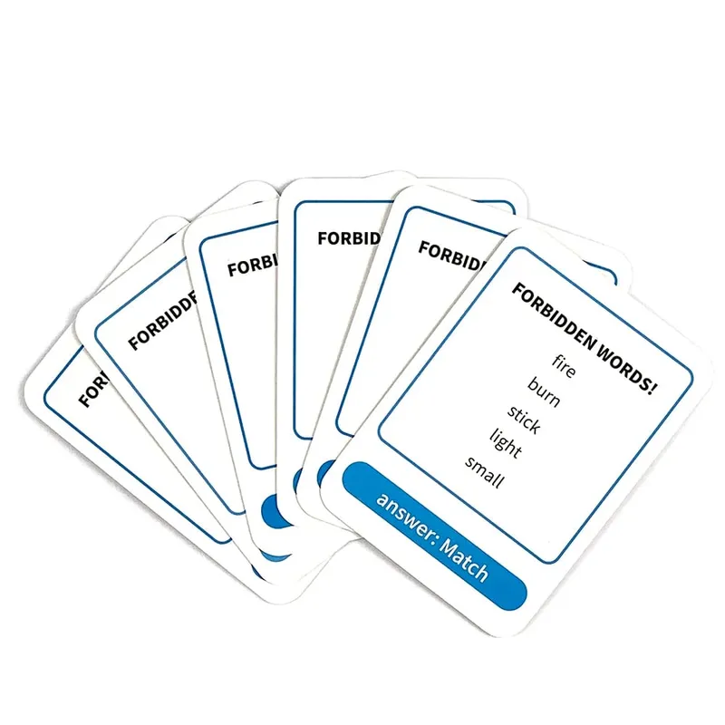 Say It Lose It Banned Words Guessing Card Game Cartoon Cat Design Family Party Interactive Board Game Holiday Entertainment Game — image 5
