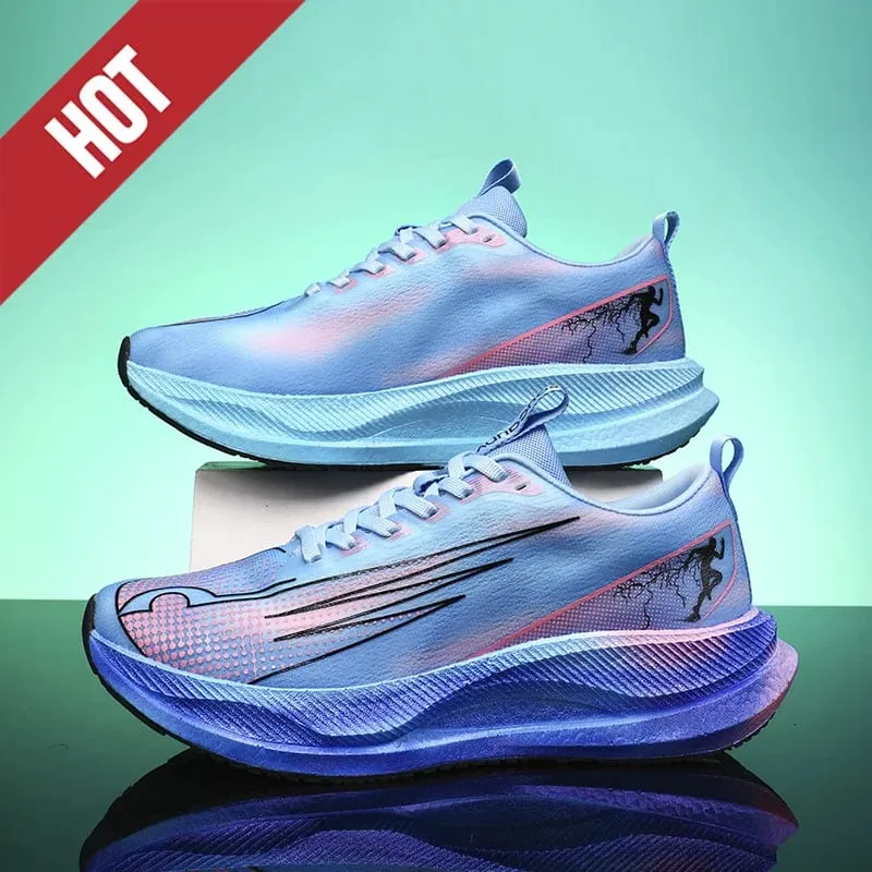 Profession Fitness Running Shoes CarbonBoard Marathon Men Sports Tenis Lightweight Womens Comfortable Athletic Antiskid Sneakers