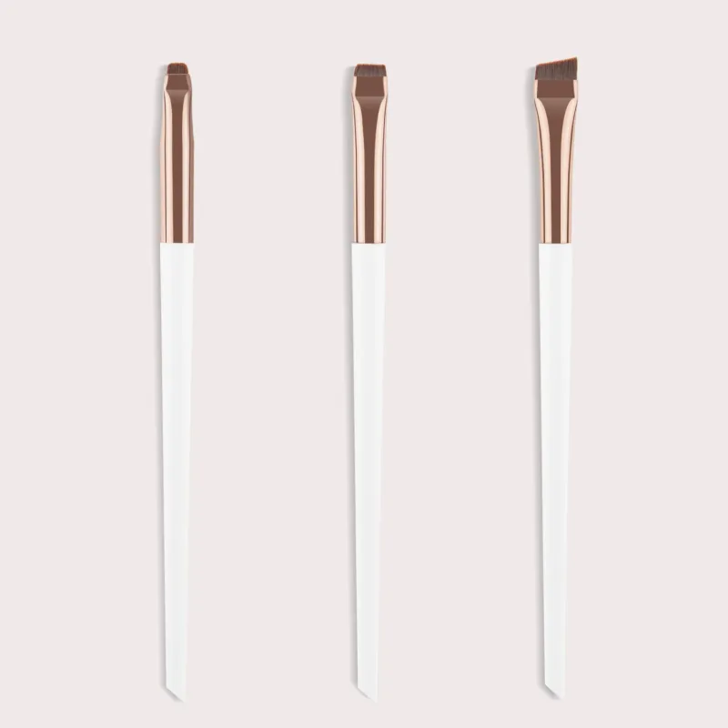 Eyeliner Brush Brow Tint Brushes Eyebrow Brushes Set Fine Angled Point Angled Slanted Tinting Ultra Thin Flat Makeup Premium Eye — image 3