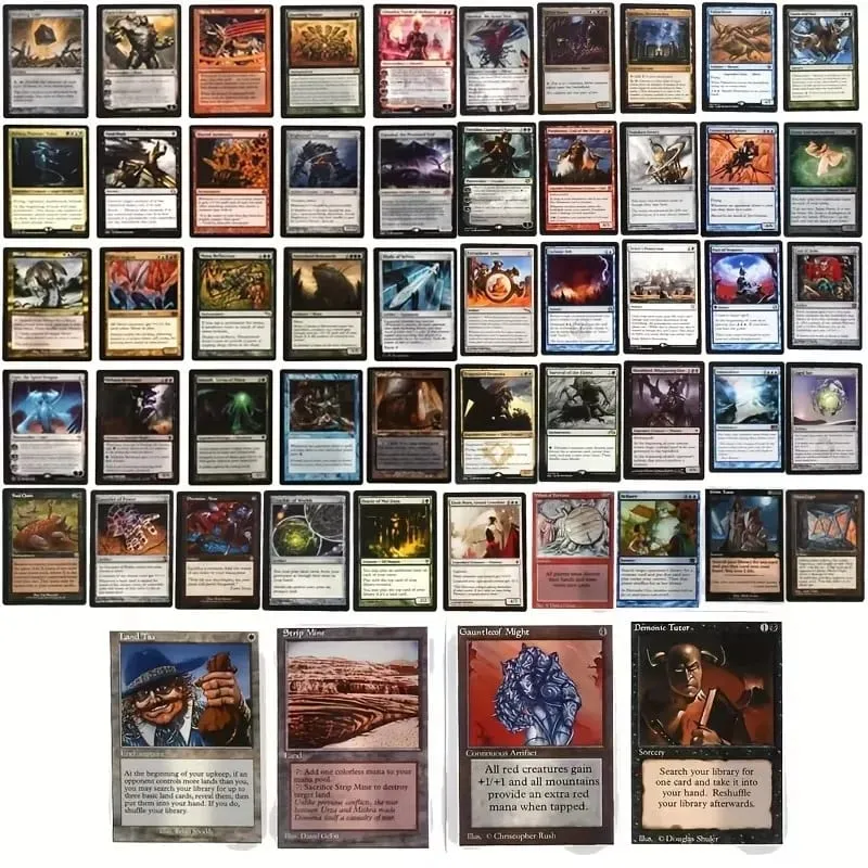 216 Pcs Black Core Cards P9 Dual Land Fetch Land Shock Lands Proxy Cards — image 2