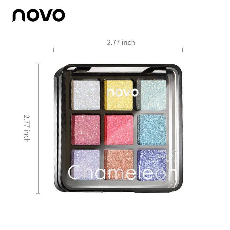 Yunyi Chameleon Nine Color Eye Shadow Disc Polarized Flasher Pearlescent Eye Shadow Multi Color Colorful Makeup — image 6