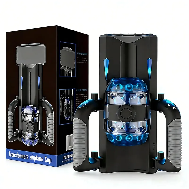 2026 New Automatic 12cm Thrusting Rotating Handle Phone Stand Male Mastusbafor Cup Pocket Puzzy Blowjob Machine Sex Toys For Men