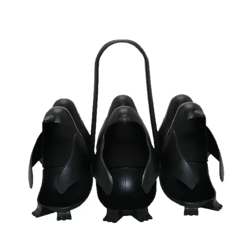 Cute Penguin Egg Boiler for Kitchen Gadget Egg Cooking Tool Egg Steamer Rack with Handle for Boiling Eggs — image 5
