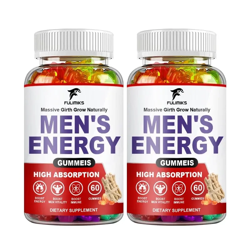 【Buy 1 Get 1 Free】Testosterone Booster Gummies For Men - Enhances Strength & Stamina - Optimizes Performance Male Enhancement