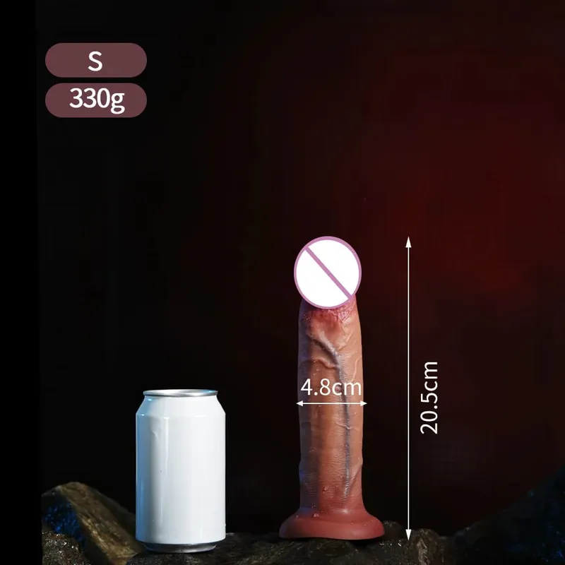 Super Realistic Long Dildo Soft Silicone Anal Dildos Strapon Dick Butt Plug Masturbator Penis Adult Sex Toys for Men Women — image 10