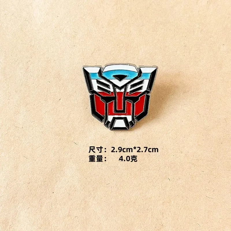 Transformers Optimus Prime Enamel Pin Cute Brooches For man Lapel Pins Badge Megatron Collectors Fashion Accessory gift